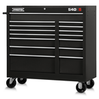 Proto® 440SS 41" Workstation - 15 Drawer, Black - Benchmark Tooling