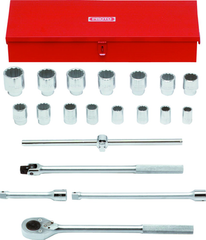 Proto® 3/4" Drive 20 Piece Socket Set - 12 Point - Benchmark Tooling
