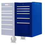 Proto® 550S Side Cabinet - 6 Drawer, Gloss Blue - Benchmark Tooling