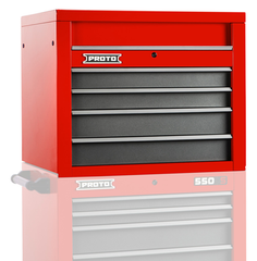 Proto® 550S 34" Top Chest - 4 Drawer, Gloss Red - Benchmark Tooling