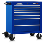 Proto® 550S 34" Roller Cabinet - 7 Drawer, Gloss Blue - Benchmark Tooling