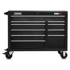 Proto® 550S 50" Workstation - 10 Drawer, Gloss Black - Benchmark Tooling