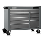 Proto® 550E 50" Front Facing Power Workstation w/ USB - 10 Drawer, Dual Gray - Benchmark Tooling