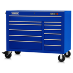 Proto® 550S 50" Workstation - 12 Drawer, Gloss Blue - Benchmark Tooling