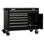 Proto® 550S 50" Workstation - 7 Drawer & 1 Shelf, Gloss Black - Benchmark Tooling