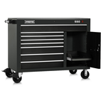 Proto® 550S 50" Workstation - 8 Drawer & 1 Shelf, Gloss Black - Benchmark Tooling