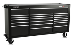 Proto® 550S 78" Workstation - 20 Drawer, Gloss Black - Benchmark Tooling