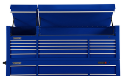 Proto® 550S 88" Top Chest - 15 Drawer, Gloss Blue - Benchmark Tooling