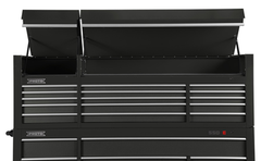Proto® 550S 88" Top Chest - 15 Drawer, Dual Black - Benchmark Tooling