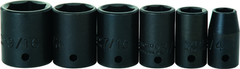 Proto® 1/4" Drive 6 Piece Impact Socket Set - 6 Point - Benchmark Tooling