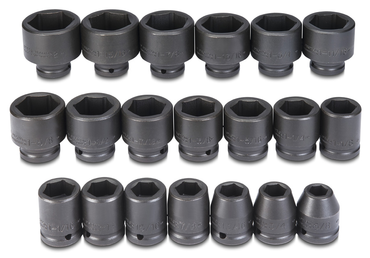 Proto® 3/4" Drive 20 Piece Impact Socket Set - 6 Point - Benchmark Tooling