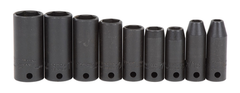 Proto® 3/8" Drive 9 Piece Thin Wall Deep Impact Socket Set - 6 Point - Benchmark Tooling