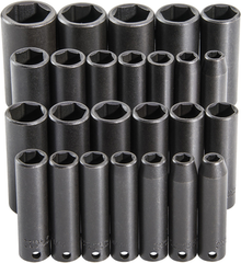 Proto® 3/8" Drive 25 Piece  Deep Impact Socket Set - 6 Point - Benchmark Tooling