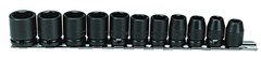 Proto® 3/8" Drive 11 Piece Metric Impact Socket Set - 6 Point - Benchmark Tooling