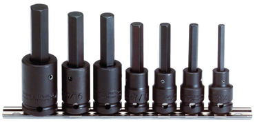 Proto® 1/2" Drive 7 Piece Hex Bit Impact Socket Set - Benchmark Tooling