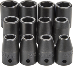 Proto® 1/2" Drive 12 Piece Impact Socket Set - 6 Point - Benchmark Tooling