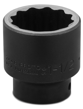 Proto® 1/2" Drive Impact Socket 1-1/2" - 12 Point - Benchmark Tooling