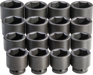 Proto® 1" Drive 16 Piece Impact Socket Set - 6 Point - Benchmark Tooling