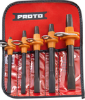 Proto® Tether-Ready 5 Piece Cold Chisel Set - Benchmark Tooling