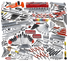 Proto® 453 Piece Intermediate Tool Set With Roller Cabinet J442742-8RD and Top Chest J442719-12RD-D - Benchmark Tooling