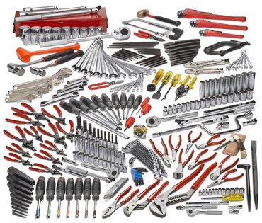 Proto® 248 Piece Metric Intermediate Set With Roller Cabinet J553441-8SG - Benchmark Tooling