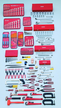 Proto® 248 Piece Metric Intermediate Set With Roller Cabinet J453441-8RD - Benchmark Tooling