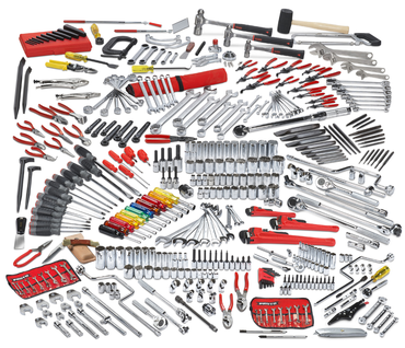 Proto® 411 Piece Advanced Maintenance Tool Set With Roller Cabinet J442735-7RD and Top Chest J442719-10RD-D - Benchmark Tooling