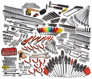 Proto® 334 Piece Master Advanced Maintenance Set With Roller Cabinet J442742-12RD and Top Chest J442719-8RD - Benchmark Tooling