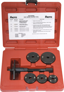 Proto® 6 Piece Universal Disc Brake Caliper Set - Benchmark Tooling