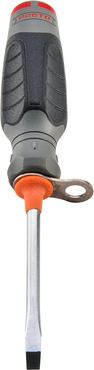 Proto® Tether-Ready Duratek Slotted Keystone Round Bar Screwdriver - 1/4" x 4" - Benchmark Tooling