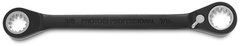 Proto® Black Chrome Double Box Reversible Ratcheting Wrench 3/8" x 7/16" - Spline - Benchmark Tooling