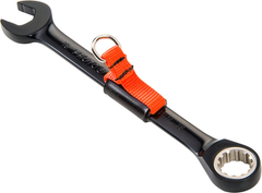 Proto® Tether-Ready Black Chrome Combination Non-Reversible Ratcheting Wrench 18 mm - Spline - Benchmark Tooling