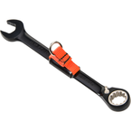 Proto® Tether-Ready Black Chrome Combination Reversible Ratcheting Wrench 1/2" - Spline - Benchmark Tooling