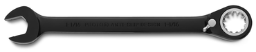 Proto® Black Chrome Combination Reversible Ratcheting Wrench 1-1/16" - Spline - Benchmark Tooling