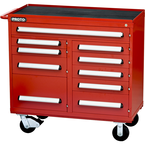 Proto® 460 Series 45" Workstation - 10 Drawer, Red - Benchmark Tooling