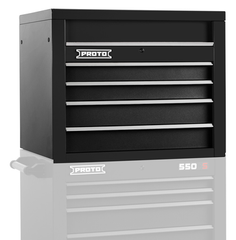 Proto® 550S 34" Top Chest - 4 Drawer, Dual Black - Benchmark Tooling