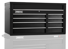 Proto® 550S 50" Top Chest - 8 Drawer, Dual Black - Benchmark Tooling