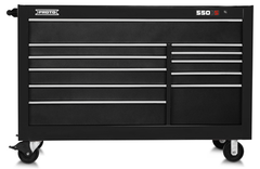 Proto® 550S 66" Workstation - 11 Drawer, Dual Black - Benchmark Tooling