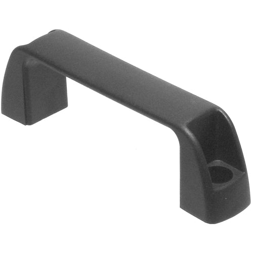 Model 71162, Plastic Bridge Top Mount Pull Handle, 5.20″ Mounting Centers, 5/16″ Mount Hole, Matte Black Color - Benchmark Tooling