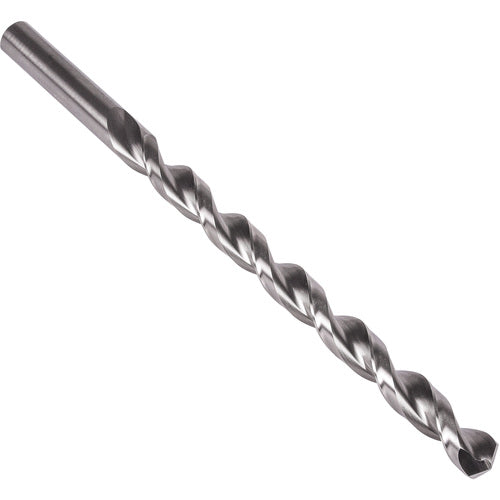 15/64″ × 8″ OAL 10xD HSS Split Point Parabolic Flute Taper Length Drill Bright - Exact Industrial Supply