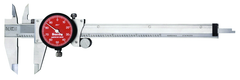 #R120A-6 - 0 - 6'' Measuring Range (.001 Grad.) - Dial Caliper with Letter of Certification - Benchmark Tooling