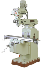 Electronic Variable Speed Vertical Mill - CAT40 Spindle - 10 x 50'' Table Size - 5HP - 3PH - 220V Motor - Benchmark Tooling