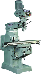 Electronic Variable Speed Vertical Mill UL - R-8 Spindle - 9 x 49'' Table Size - 3HP - 3PH - 220V Motor - Benchmark Tooling