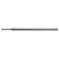 .075 x 1/8 x .112 LOC x 2-1/2 OAL (.375'' Reach) 3 Flute Miniature Solid Carbide End Mill-Uncoated - Benchmark Tooling