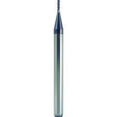.045 x 1/8 x .135 x 1-1/2 4FL W/ .005 C/R End Mill-AlTiN - Benchmark Tooling