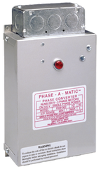 Heavy Duty Static Phase Converter - #PAM-100HD; 1/3 to 3/4HP - Benchmark Tooling