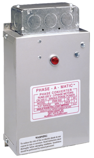 Heavy Duty Static Phase Converter - #PAM-200HD; 3/4 to 1-1/2HP - Benchmark Tooling