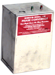 Heavy Duty Static Phase Converter - #3500; 7-1/2 to 10HP - Benchmark Tooling