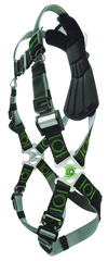 Miller Revolution Harness w/Dualtech Webbing; Quick Connect Chest & Leg Straps; Cam Buckles;ErgoArmor Back Shield & Stand Up Back D-Ring - Benchmark Tooling