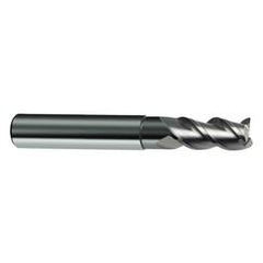 8mm Dia. - 63mm OAL - 3 FL Variable Helix Bright Carbide End Mill - Benchmark Tooling